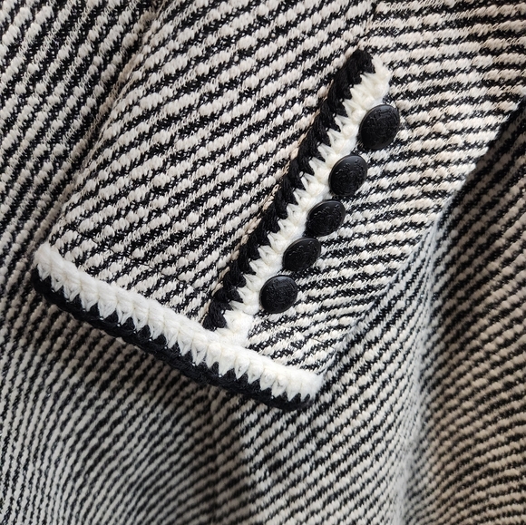 Avec Les Filles Tweed Blazer Jacket - Picture 10 of 11